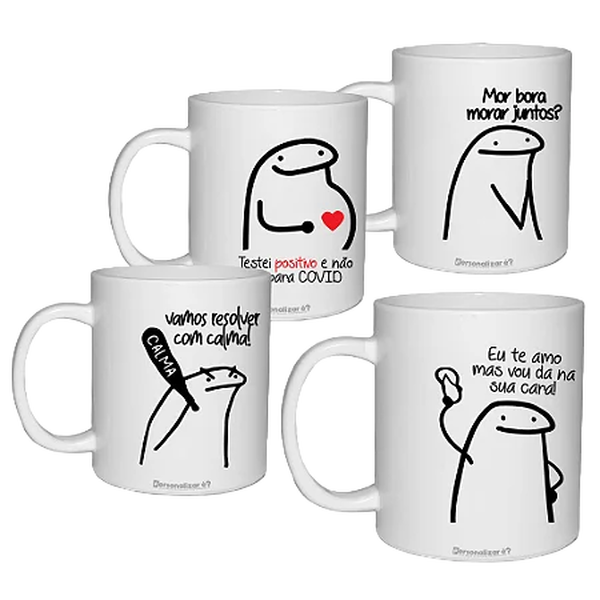 Caneca, copos e taças personalizadas